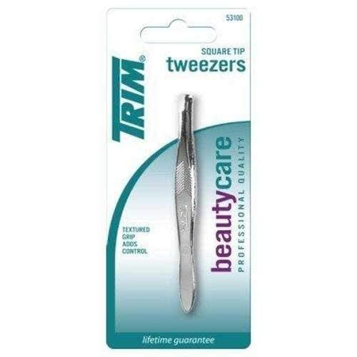 Trim Tweezr Square Size Ea Trim Square Tip Tweezers 1 Count Pack of 6