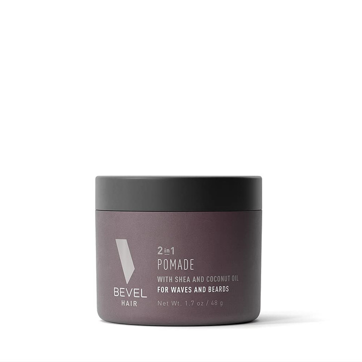 Beard Balm Hair Pomade by Bevel with Coconut Oil and Shea Butter Beard Care for Men 17 oz Packaging May Vary