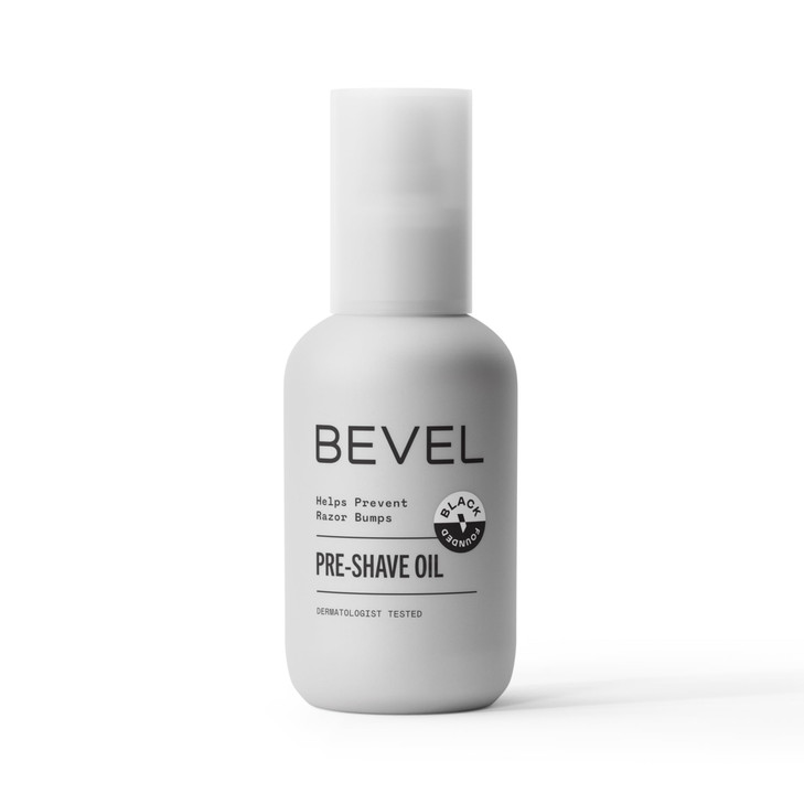 Bevel Pre Shave Oil for Men with Castor Oil Olive Oil and Tea Tree Oil Helps Soften Hair and Protect Skin from Irritatio