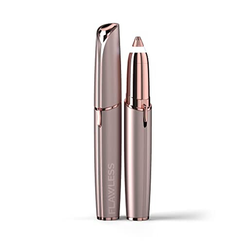 Finishing Touch Flawless Brows Eyebrow Hair Remover Electric Razor for Women with LED Light for Instant and Painless Hai