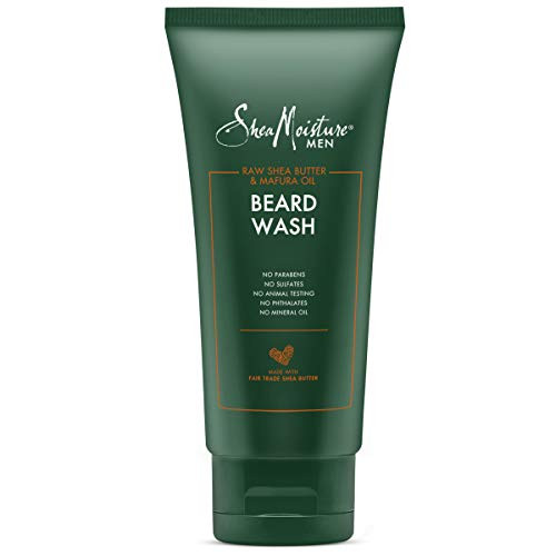 SheaMoisture Beard Wash for a Full Beard Maracuja Oil Shea Butter to Deep Clean and Refresh Beards 6 oz
