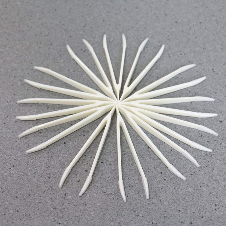 MosBug 12Pcs 80mm Contact Lens Tweezers Make Up Tool White