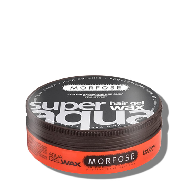 Morfose Super Aqua Hair Gel Wax with Strong Flexible 4 Hold All Day Long Hair Wax for Women and Men Edge Wax Gel Wax Man
