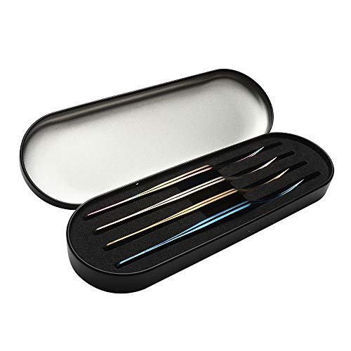 Professional Tweezers Storage Case Activated Sealed Box Eyelash Extension Tools Container 1 PCS Black