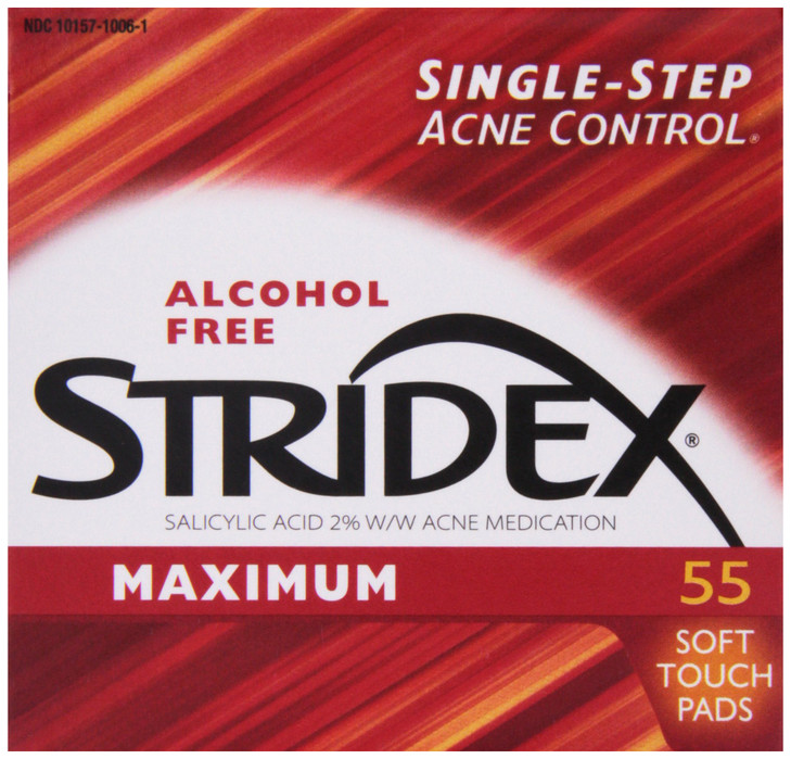 Stridex Pads Maximum Strength 55 ct