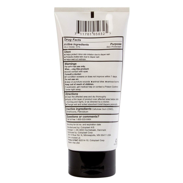 Coloplast CriticAid Skin Paste Skin Protectant Thick Moisture Barrier Paste 6 Ounce Each Item 1947