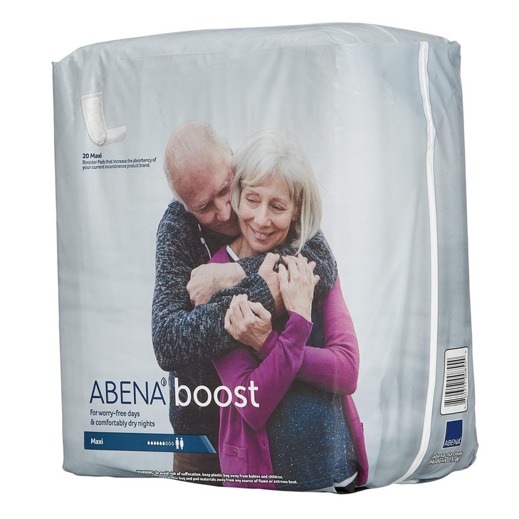 Abena BOOST Fluff Incontinence Pads No BarrierFlowThrough Sizes Normal To Extra Large Extra Large 20 Count