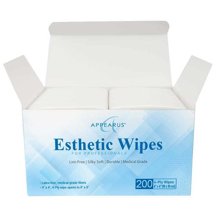 Appearus Professional 4x4 Esthetic Wipes  200 Count, Lint-Free Nonwoven Facial Towelettes for Spa, Salon, Skincare, Cleansing & Makeup Removal  Ult online at globaldelivered