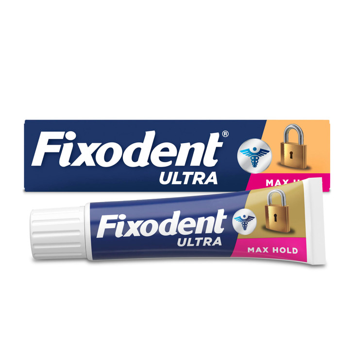 Fixodent Ultra Max Hold Denture Adhesive 22 oz Packaging may vary