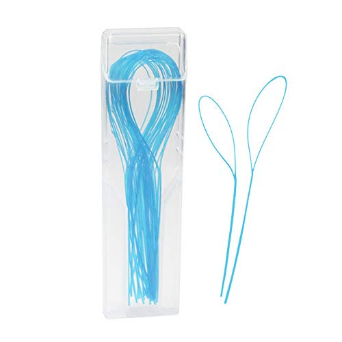 Dvluck 3 Packs Floss Threaders Tooth Floss Holders Between Orthodontic Braces Bridge