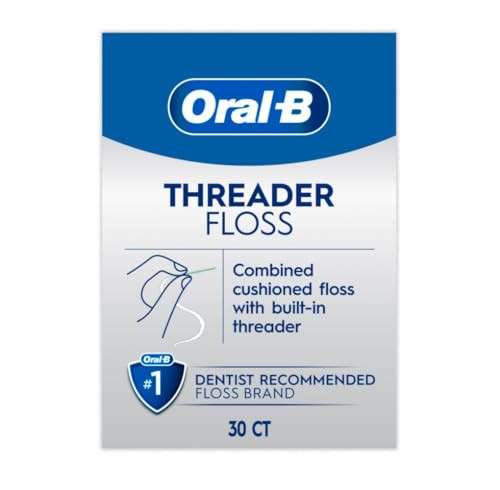 OralB Glide ProHealth Dental Floss Threaders for Braces 30 Count