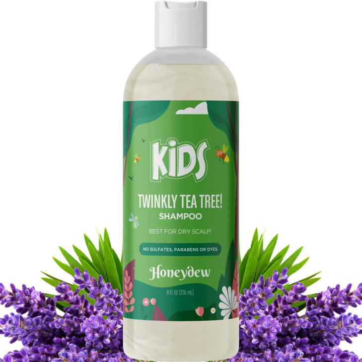 HONEYDEW Cleansing Kids Shampoo for Dry Scalp Dry Flaky Scalp Care Shampoo for Kids and Hair Build Up Remover with Tea T
