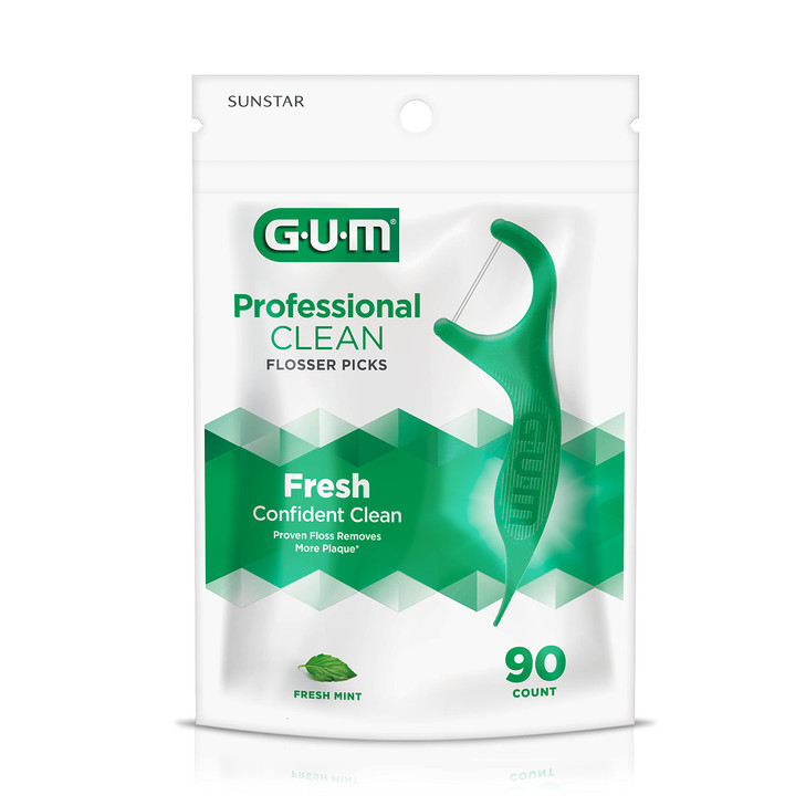 GUM Professional Clean Floss Picks