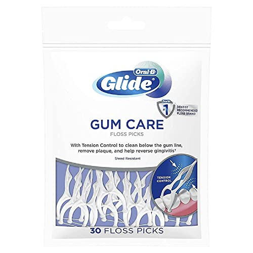 OralB Glide Floss Picks30 count Unflavored Pack of 6