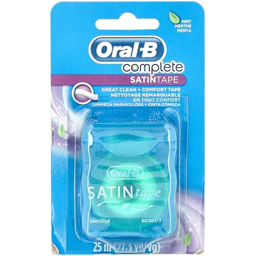 OralB Statin Tape Dental Floss 25m 12 Units by OralB Satin Tape Mint