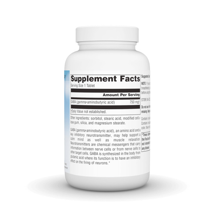Source Naturals Serene Science GABA, for a Calm Mind* - 750mg, 90 Tablets online at globaldelivered