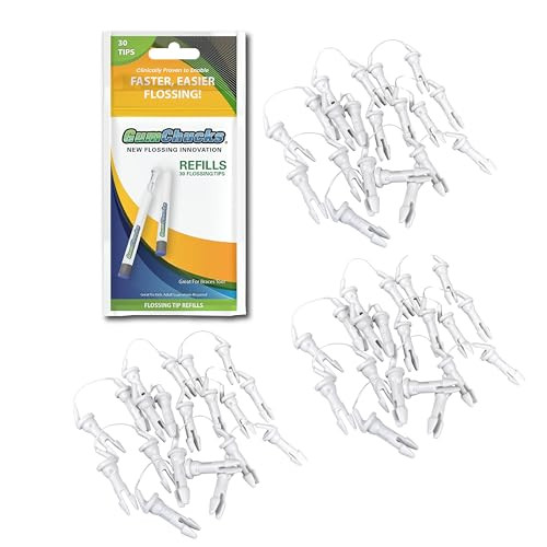 GumChucks Floss for Teeth Flossing for Kids and Adults Orthodontic Flossers for Braces Dental Gum Floss Picks for All Ag