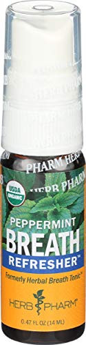 Herb Pharm Tonic Breath Peppermint Organic 047 Fl Oz