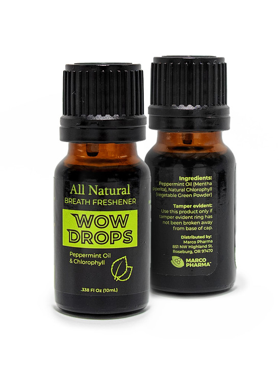 WOW Drops Pure Peppermint Essential Oil 34 OZ Travel Size 100 Pure Natural Vegan Premium Grade Essential Oils for Diffus