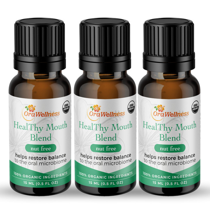 OraWellness Nut Free Healthy Mouth Blend Organic Tooth Oil Made in The USA Fluoride Free Toothpaste Mouthwash Alternativ