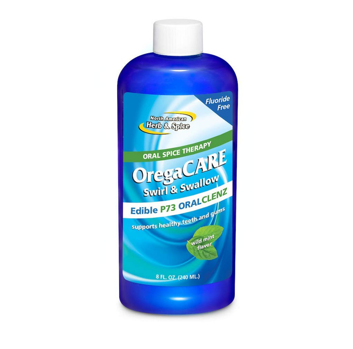 North American Herb Spice OregaCARE Swirl Swallow Wild Mint Flavor 8 fl oz