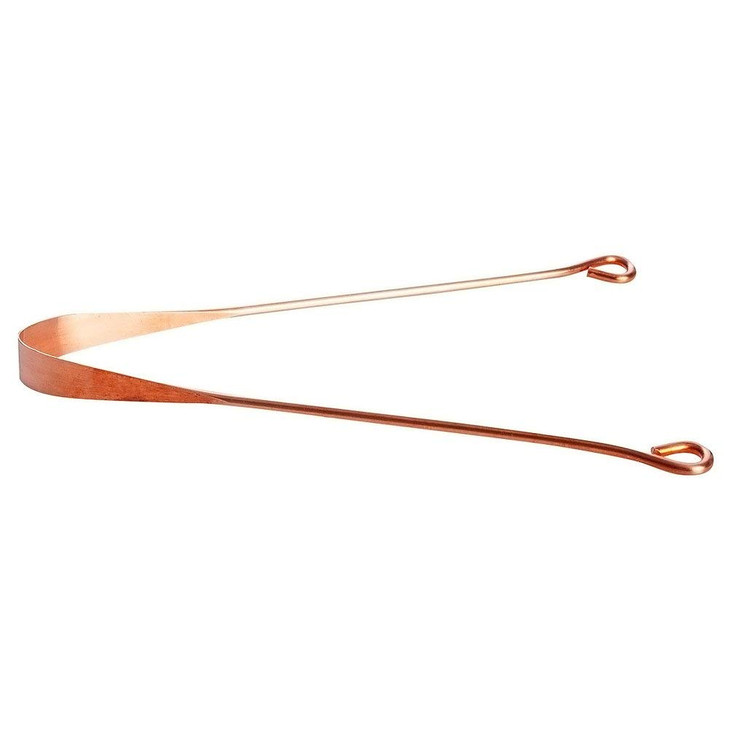 Pure Copper Tongue Scraper Cleaner Perfect Surgical Tongue Scraper Best Remedy for Bad Breath Maintains Oral Hygiene Fle