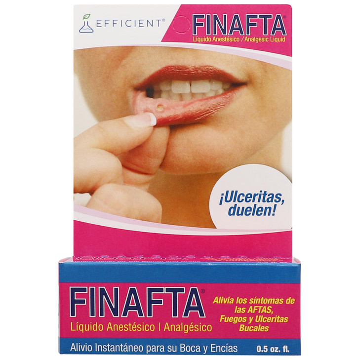 Finafta Oral anesthetic Treatment for Canker sores and Mouth and Gum irritations