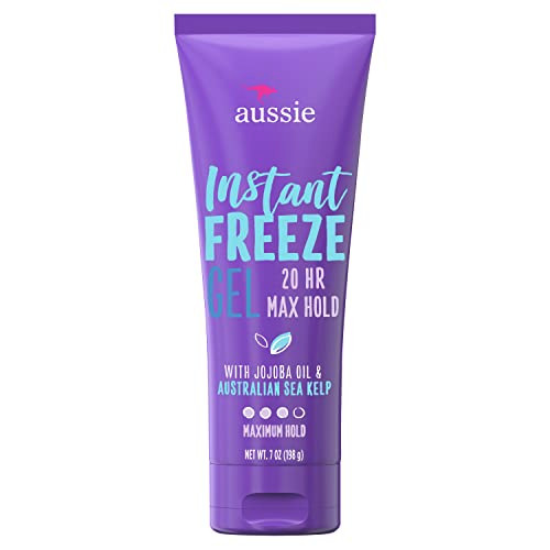 Aussie Instant Freeze Hair Gel with Jojoba Oil & Sea Kelp, 7 Ounce online at globaldelivered
