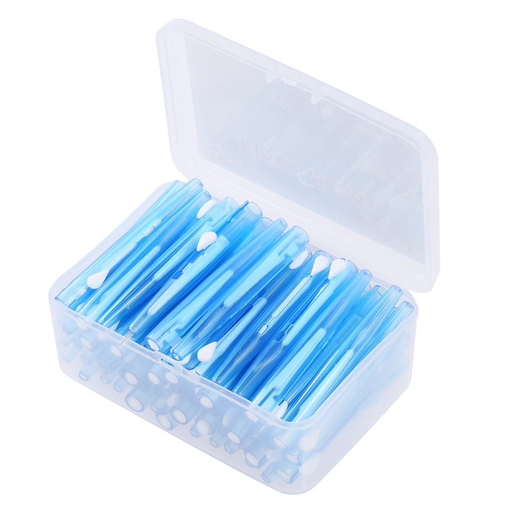 Interdental Slim Brush Anself 60Pcs Dental Floss Picks Refill InterDental Brush Teeth Stick Toothpick Flosser for Oral D