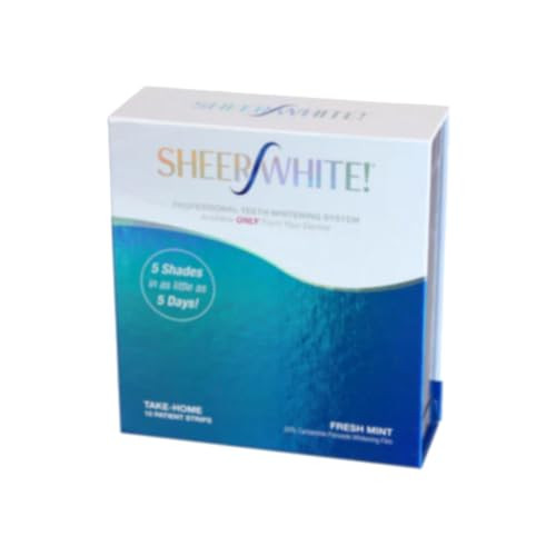 Teeth Whitening Strips Sheer White 20 Professional Teeth Whitening Strips Films Kit