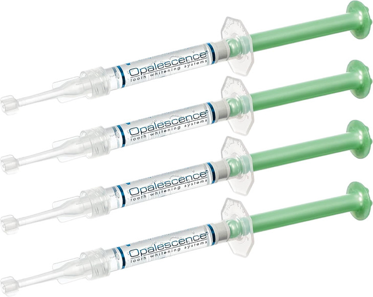 Opalescence 35 CP Mint Gel Syringes Teeth Whitening Refill Kit 4 Syringes Total Carbamide Peroxide Gel Made by Ultradent