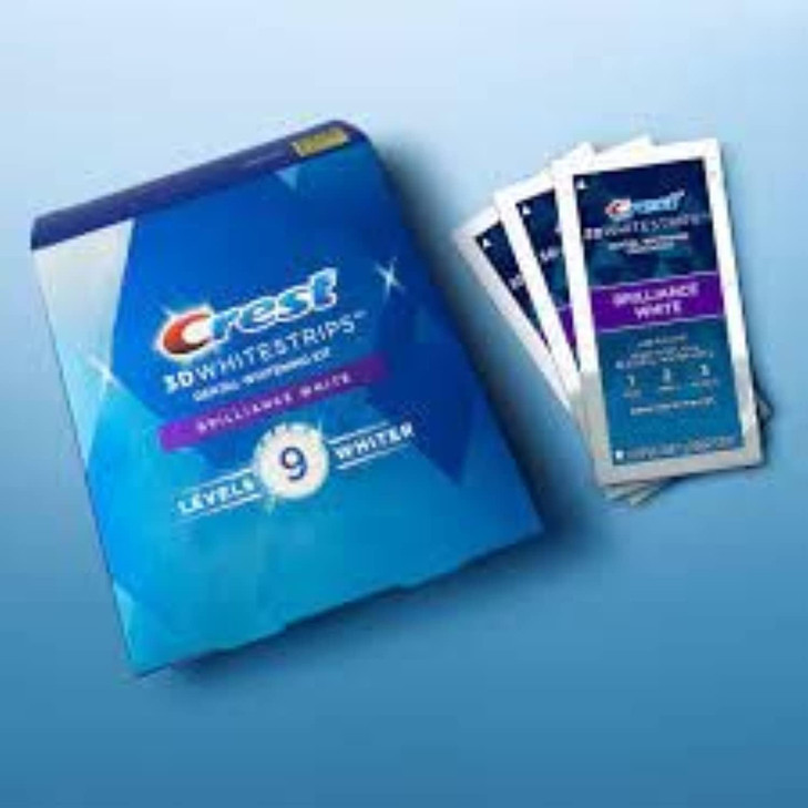 Crest 3D Whitestrips Brilliance White 32 Strips 16 Treatments Each with 1 Upper1 Lower