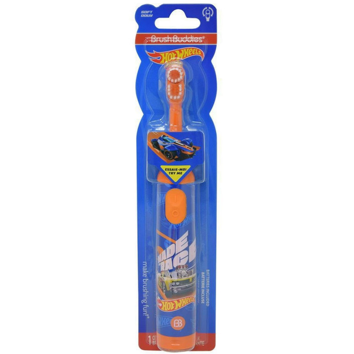 Brush Buddies Hot Wheels Electric Toothbrush Kids Electric Toothbrushes Battery Toothbrush Toddler Electric Toothbrush f