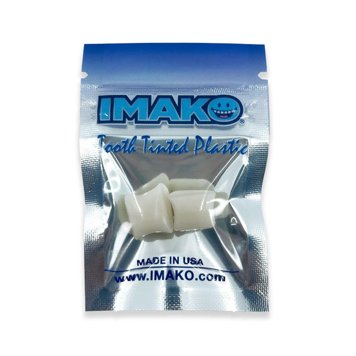 Imako Tooth Tinted Plastic Natural Color Temporary Tooth Made in USA
