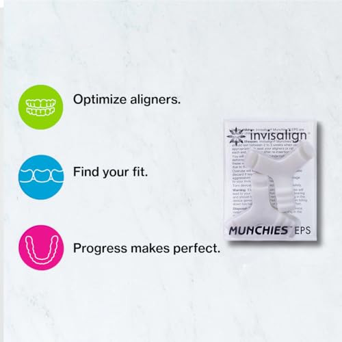 Invisalign Munchies EPS Aligner and Retainer Tray Seaters Aligner Chewies Pack of 2 Blue