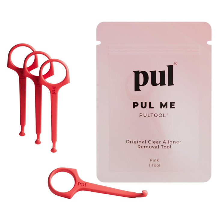 PUL Pack of 4 Aligner Removal Tool Invisalign Remover Tool Retainer Hook for Clear Aligners Trays Night Guards Reusable