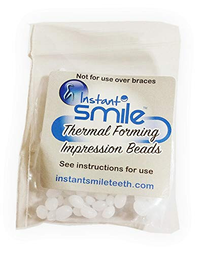 Billy Bob Replacement Thermal Adhesive Fitting Beads for Fake Teeth Package of 2