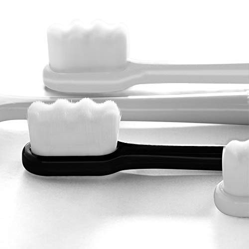 DI QIU REN Extra Soft Toothbrush for Sensitive Gums Manual Toothbrush with 8 Tubes of 10000 Soft Floss Bristle for Gum C
