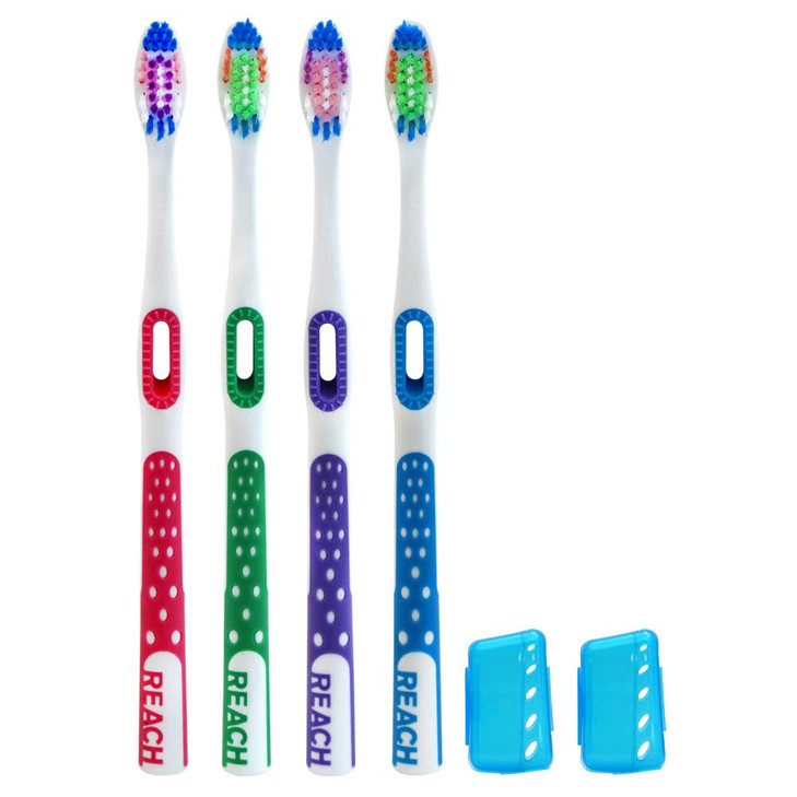 REACH Ultra Clean Soft Toothbrushes 152 Oz Pack of 4