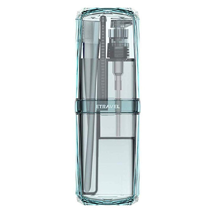Portable Toothbrush Cup 8 in 1 Wash Set Storage Case Toothbrush Toothpaste Shower Gel Shampoo Comb Travel Kits Toiletry