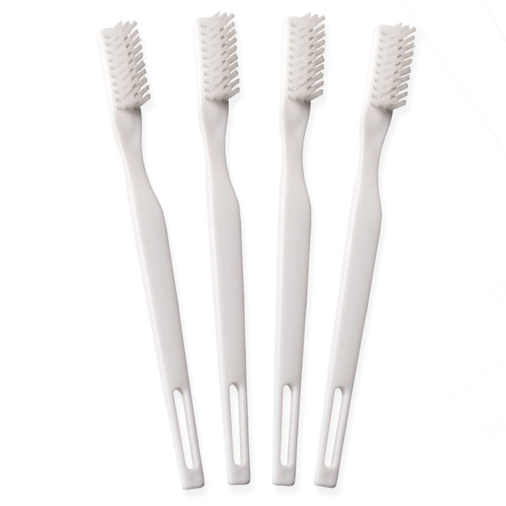 FRESHMINT Individually Wrapped Bulk 30 Tuft Adult Toothbrush 144 Pack with Soft Nylon Bristles Perfect for Travel Hotel