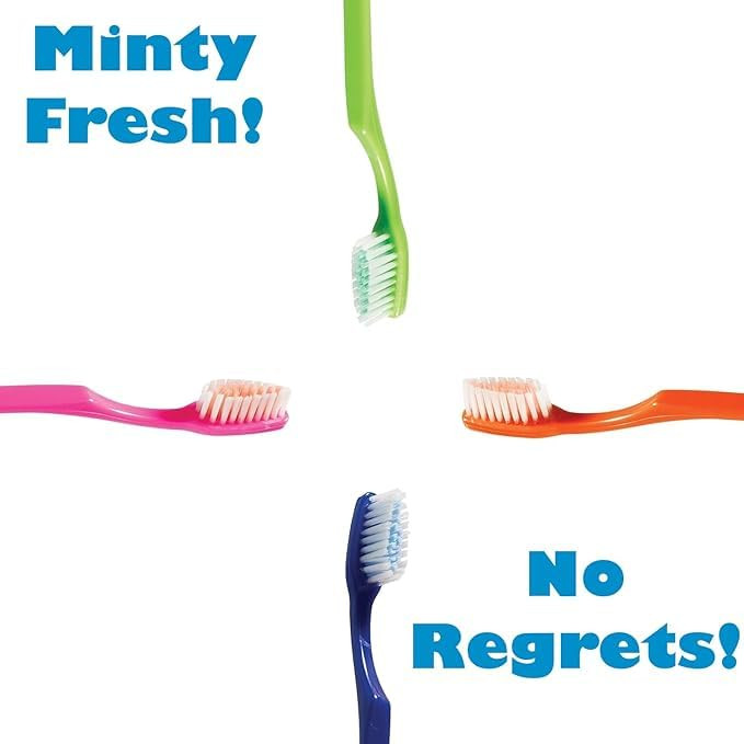 Plak Smacker Mintburst Prepasted Individually Wrapped Toothbrush 36 Toothbrushes