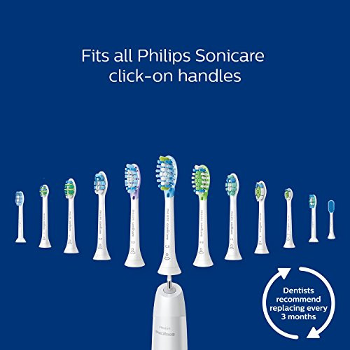 Philips Sonicare G2 Optimal Gum Care Brush Heads Genuine Replacement Toothbrush Heads White 3 Pack HX903365
