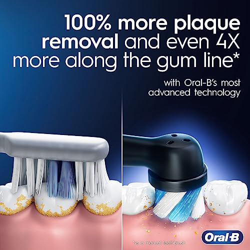 OralB iO Series 9 Electric Toothbrush with 3 Replacement Brush Heads Black Onyx