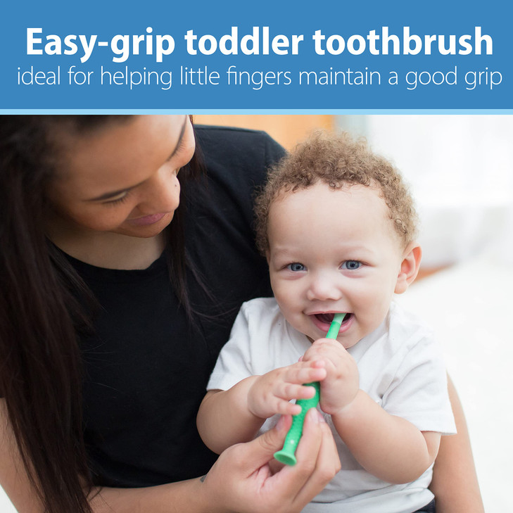 Dr Browns Baby and Toddler Toothbrush Crocodile BPA Free Age 14Y