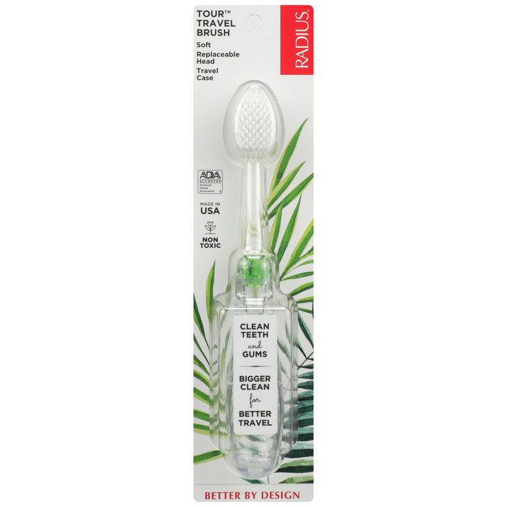 Radius Toothbrush Tour Travel Soft 1 Count