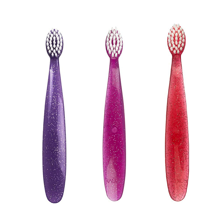RADIUS Totz Toothbrush Extra Soft Brush BPA Free ADA Accepted Designed for Delicate Teeth Gums for Children 18 Months Up