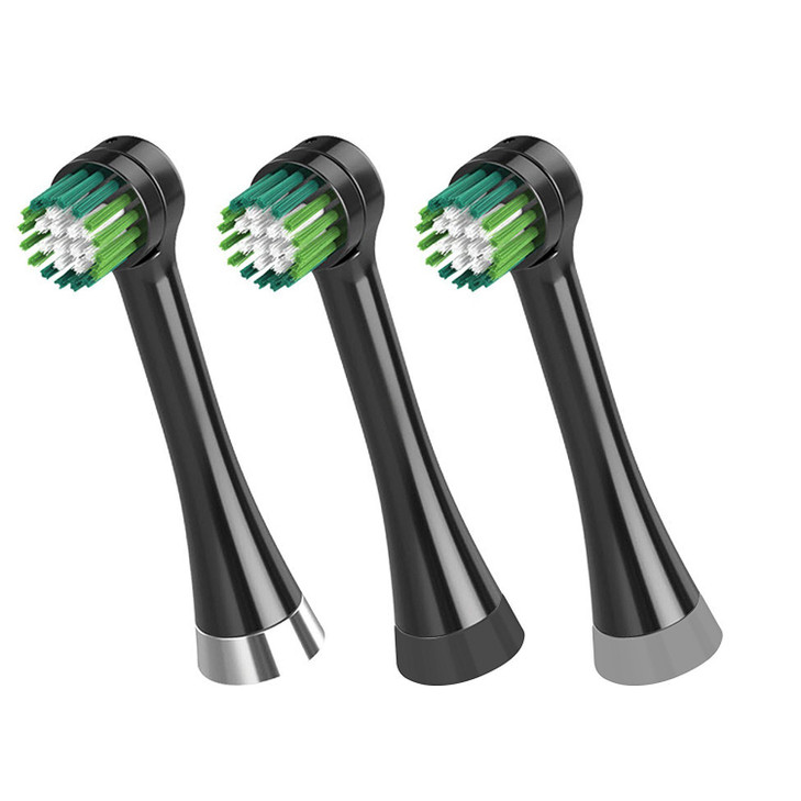 Waterpik Triple Clean Replacement Brush Heads Black OTRB3WB 3 Count Pack of 1 for Complete Care 55 and 95 Models CC02 WP