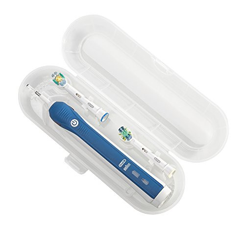 Nincha Portable Replacement Plastic Electric Toothbrush Travel Case for OralB Pro Series Transparent