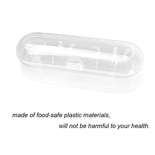 Nincha Portable Replacement Plastic Electric Toothbrush Travel Case for OralB Pro Series Transparent